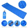 Herramientas de supervivenciaOutdoor camping inflatable sleeping mattress -added cushion pillow- super light