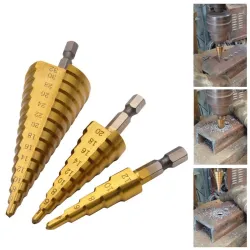 Brocas & taladrosHSS titanium drill bit - 4-12 / 4-20 / 4-32 - metal / wood cutting
