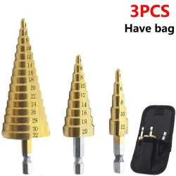 Brocas & taladrosHSS titanium drill bit - 4-12 / 4-20 / 4-32 - metal / wood cutting