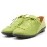 ZapatosPleated leather flat shoes