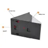 Iluminación solarAplique solar triangular - con sensor de movimiento PIR - 12 LED