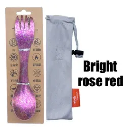 Herramientas de supervivenciaOutdoor camping - all in one - spoon and Fork - ideal for camping