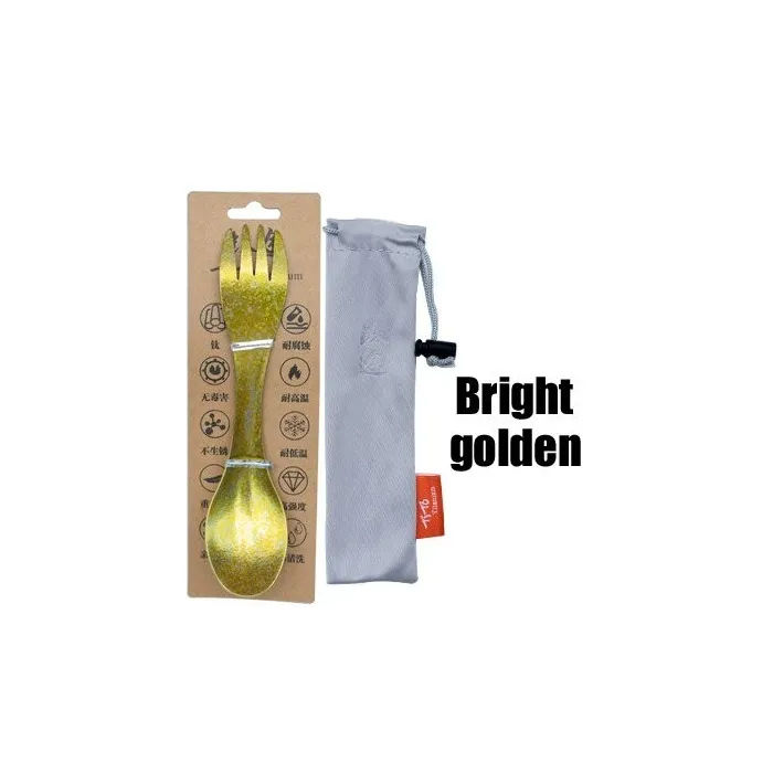 Herramientas de supervivenciaOutdoor camping - all in one - spoon and Fork - ideal for camping