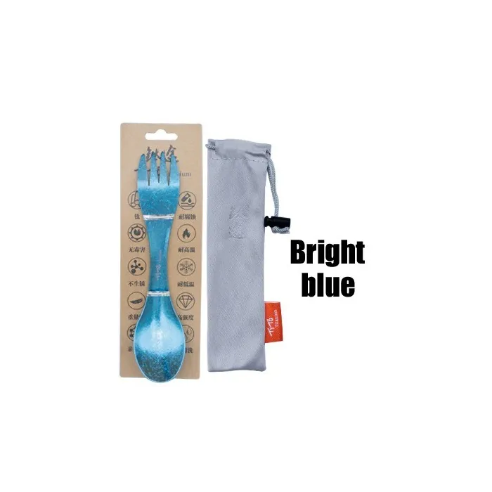 Herramientas de supervivenciaOutdoor camping - all in one - spoon and Fork - ideal for camping