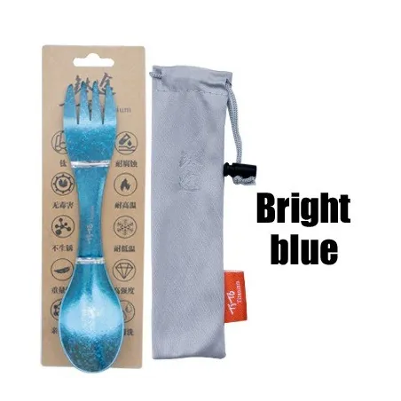 Herramientas de supervivenciaOutdoor camping - all in one - spoon and Fork - ideal for camping
