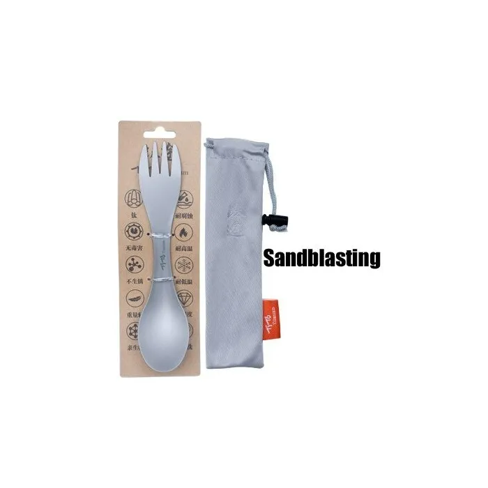 Herramientas de supervivenciaOutdoor camping - all in one - spoon and Fork - ideal for camping