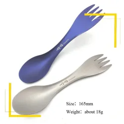 Herramientas de supervivenciaOutdoor camping - all in one - spoon and Fork - ideal for camping