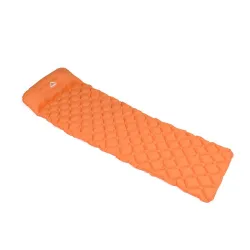 Herramientas de supervivenciaOutdoor camping inflatable sleeping mattress -added cushion pillow- super light