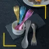 Herramientas de supervivenciaOutdoor camping - all in one - spoon and Fork - ideal for camping