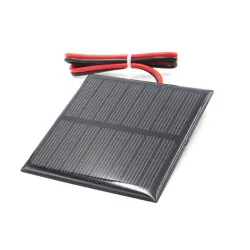 Paneles solaresMin solar panel cell phone charger - 40v - connecting wire