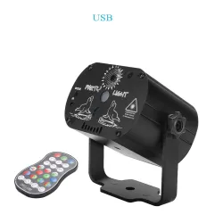 Mini disco light - projector - LED - RGB - for disco / parties / weddingsStage & events lighting