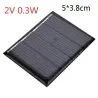 Paneles solaresSolar panel charger system - 2V 5V 6V 12V - mini - for battery cell phone