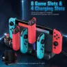 Nintendo SwitchNintendo Switch charging dock - with 8 game slots