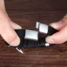 PulserasVintage leather men's bracelet - stainless steel - with strap lock