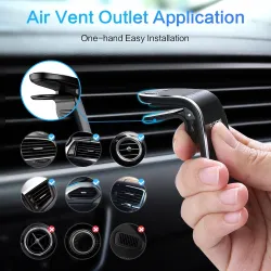 Magnetic phone holder - for car - with clip - for 3.5" - 7" SmartphonesHolders