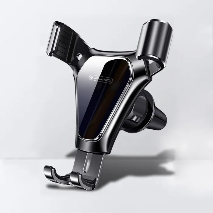 TitularesSoporte para teléfono Gravity - para ventilación de coche - soporte de 3 puntos - con bloqueo de seguridad