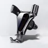 TitularesSoporte para teléfono Gravity - para ventilación de coche - soporte de 3 puntos - con bloqueo de seguridad