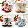 ZapatosSpotted knitted shoes - baby / newborn