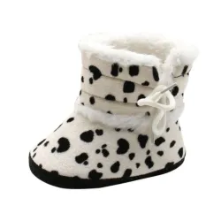 ZapatosSpotted knitted shoes - baby / newborn