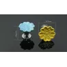 MueblesOrchid shaped knobs - ceramic - cabinets / cupboards / handles