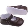 ZapatosLeather shoes - with flower design - newborns / babies