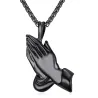 CollarNecklace - praying hands - unisex - giftR - 22 Inch