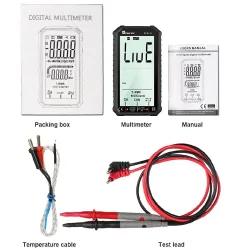MultimetrosLCD screen smart digital multimeter - automatic - manual - measure resistance 4 - 7 inches