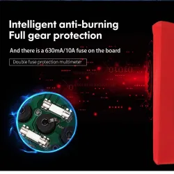UNI-T - digital multimeter - True RMS / UT890C / UT890D / AC / DC temperature tester - with backlightMultimeters