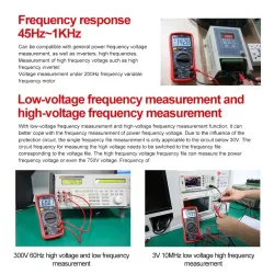 UNI-T - digital multimeter - True RMS / UT890C / UT890D / AC / DC temperature tester - with backlightMultimeters
