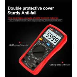 UNI-T - digital multimeter - True RMS / UT890C / UT890D / AC / DC temperature tester - with backlightMultimeters