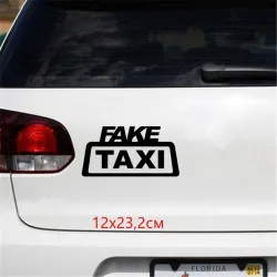 PegatinasFake Taxi - car vinyl sticker