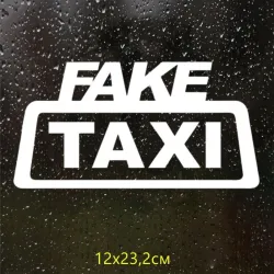 PegatinasFake Taxi - car vinyl sticker