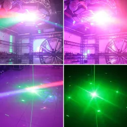 Iluminación de escenarios y eventos4 in 1 moving head lights - DMX - RGBWY - LED
