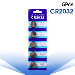 Baterías3V BR2032 DL2032 ECR2032 CR2032 Batería de litio - pilas de botón - 5 piezas