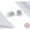 Angel wings with crystals - 925 sterling silver earringsEarrings
