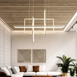 Luces de techoMinimalistic rectangle design - chandelier light - LED - 2 / 3 / 4 heads