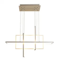 Luces de techoMinimalistic rectangle design - chandelier light - LED - 2 / 3 / 4 heads