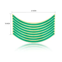 PegatinasTiras reflectantes para ruedas de coche - pegatinas - 16 piezas
