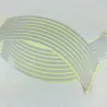 PegatinasTiras reflectantes para ruedas de coche - pegatinas - 16 piezas