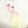 PelucaGradient colorful hair extensions - star / heart / butterfly - with metal clip