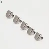 Metal shoelace heads - buckles / ends - replaceable - 5 piecesShoes