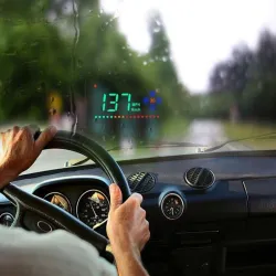 Accesorios de interiorHead-up reflective display for phones - cars / vehicles
