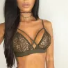 LenceríaSexy lace bra - with push up - cross front straps
