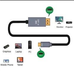 CablesThunderbolt 3 - USB - C DP1.4 cable -  for MacBook display XDR