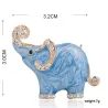 BrochesElephant shaped - enamel brooch - with crystal decorations