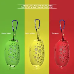 Altavoz BluetoothMango shaped - wireless Bluetooth speakers - waterproof - with metal clip