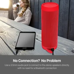 Altavoz BluetoothPortable wireless speaker - Bluetooth - IPX5 waterproof - stereo sound