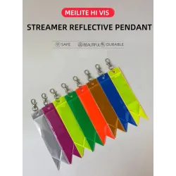 llaveroCandle lights streamer - reflective keychain - safety pendant
