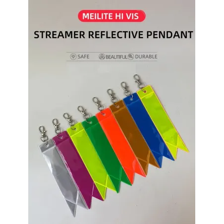 llaveroCandle lights streamer - reflective keychain - safety pendant