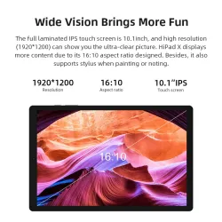CHUWI HiPad X - 10.1 inch tablet - Android 10 - PC - MTK - Octa Core LPDDR4X - 4GB RAM 128G ROM - 4G LTE GPSTablets